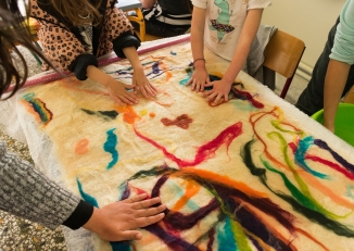 Εικόνα από τις δράσεις του Ataxia School (Δημοκρατικό Σχολείο Βουνού).